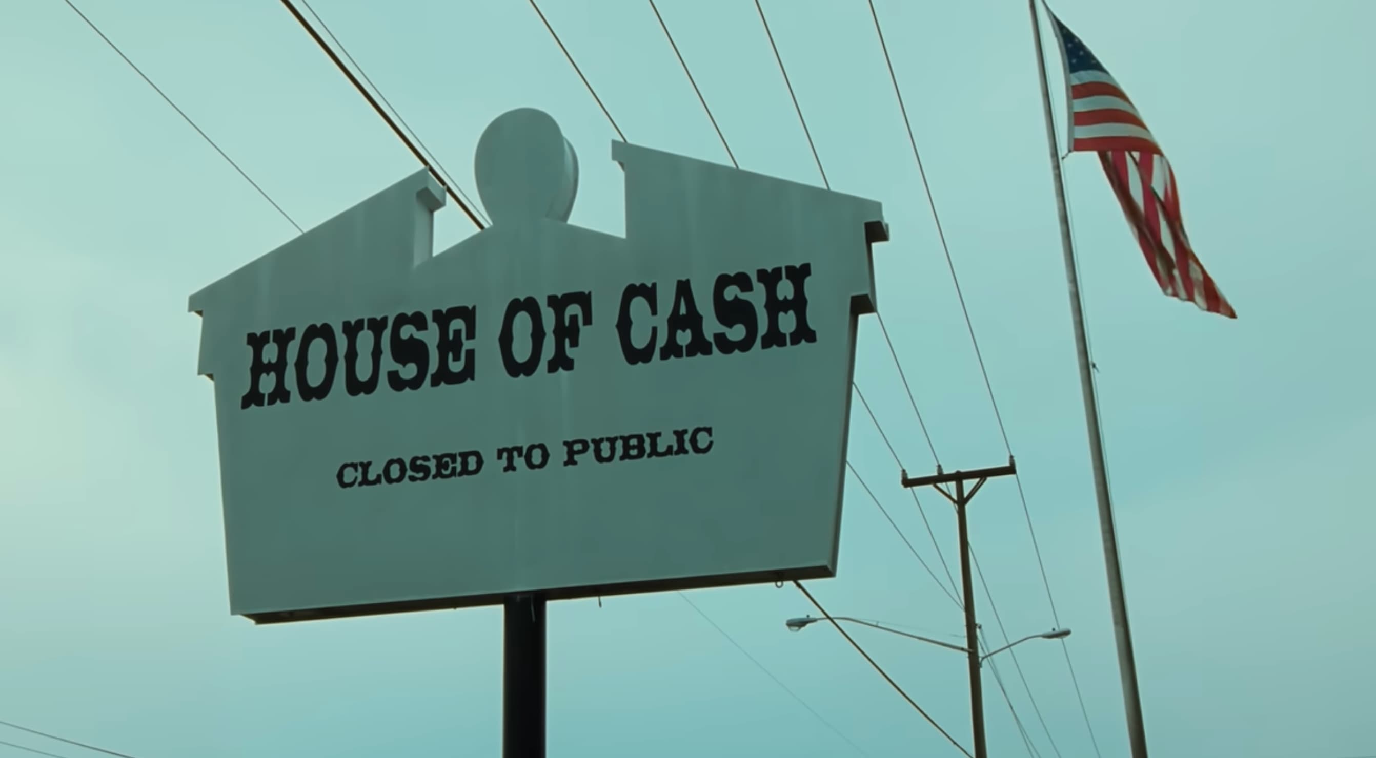 street sign - House Of Cash Closed To Public